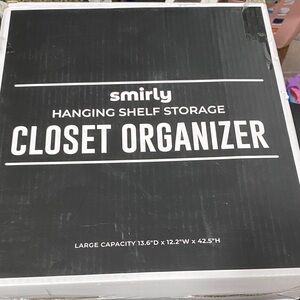 Black Hanging Closet Organizer